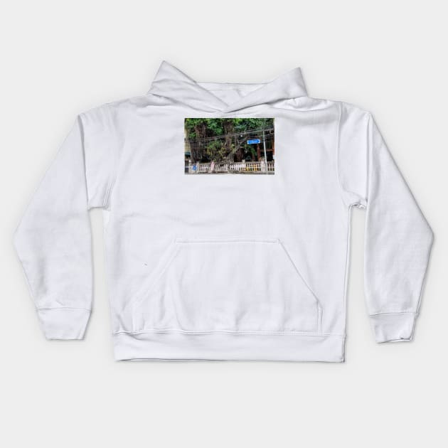 Bangkok Urban Jungle Photograph Kids Hoodie by SubtleSplit